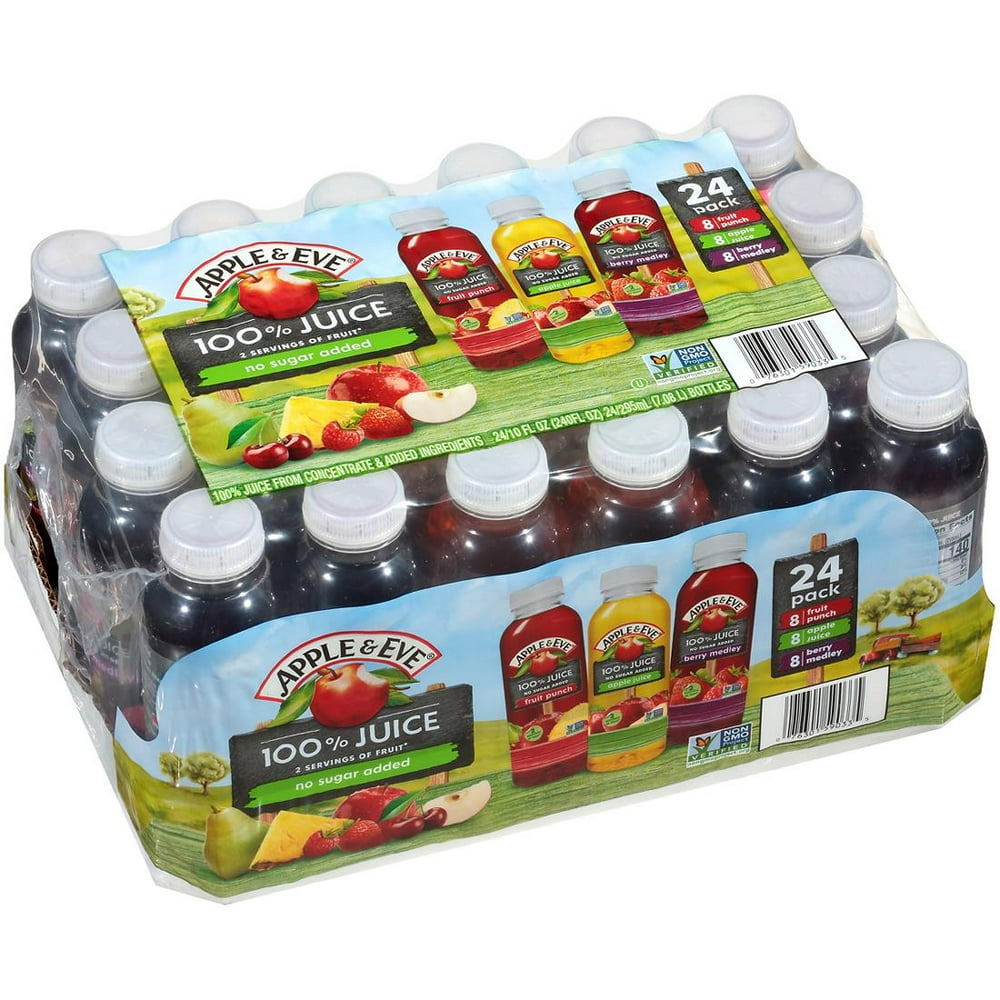 Apple & Eve 100 Fruit Juice Variety Pack, 24 pk./10 oz.