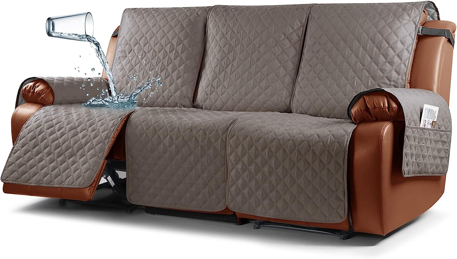 Ruaozz Waterproof Recliner Sofa Cover Couch Covers 1Piece Washable