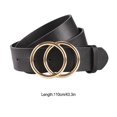 thumbnail image 3 of Guardurnaity Cinturón de mujer, accesorio de ropa de estilo Simple, adornos de ropa elegantes, cadenas de cintura, cinturones de femenina, adorno de Cinturones Dorado/Negro 110cm Guardurnaity AP009774-01B, 3 of 6