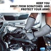 ReHaffe Arm Protectors for Thin Skin and Bruising Level 5 cut resistance Forearm Sleeves 10 Comfortable for Women Men Garden Repair Work(2 Pairs )