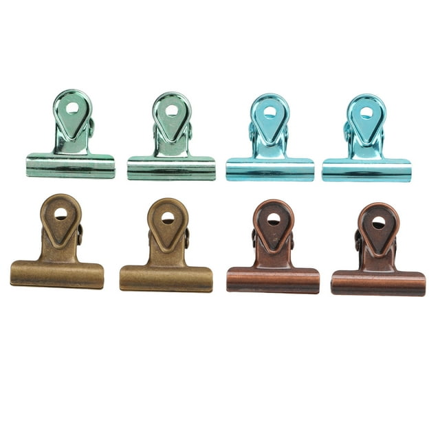 Clips para chips8 piezas Clips para bolsas Clips para alimentos Clips magnéticos Artesanía excepcional Jadeshay A