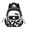 thumbnail image 6 of CUZIBR Cute Polka Dot Toddler Backpack Lightweight Kids Rucksack With Padded Adjustable Straps Multi Zipper Compartments Spacious Preschool Book Bag For Boys, 6 of 6