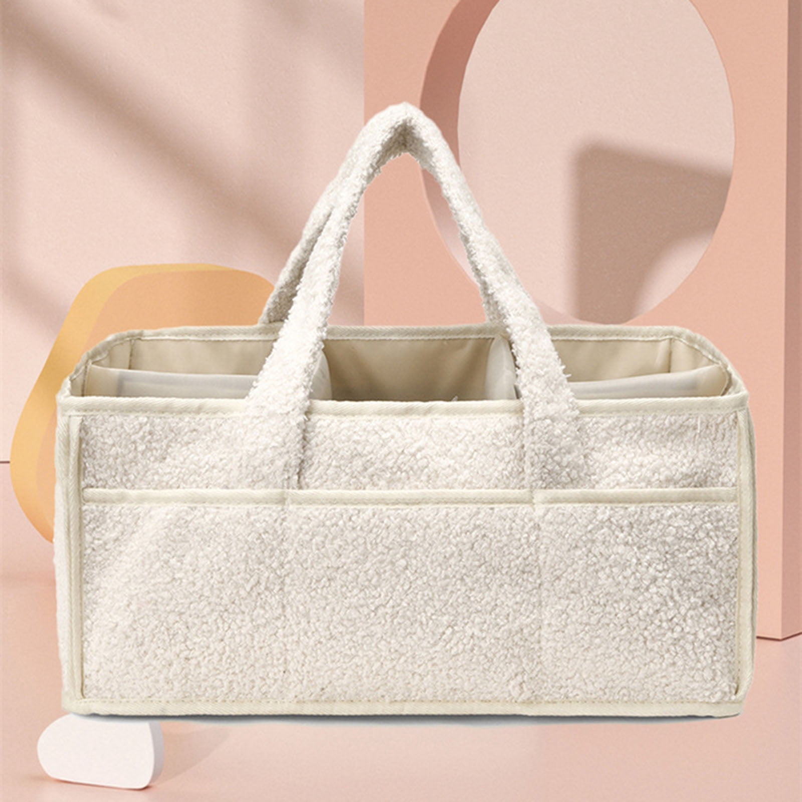 Spacious Baby Diaper Storage Bag Organiser for Organizing Essential New Mom Handbag Enjoy Car Travel Convenience