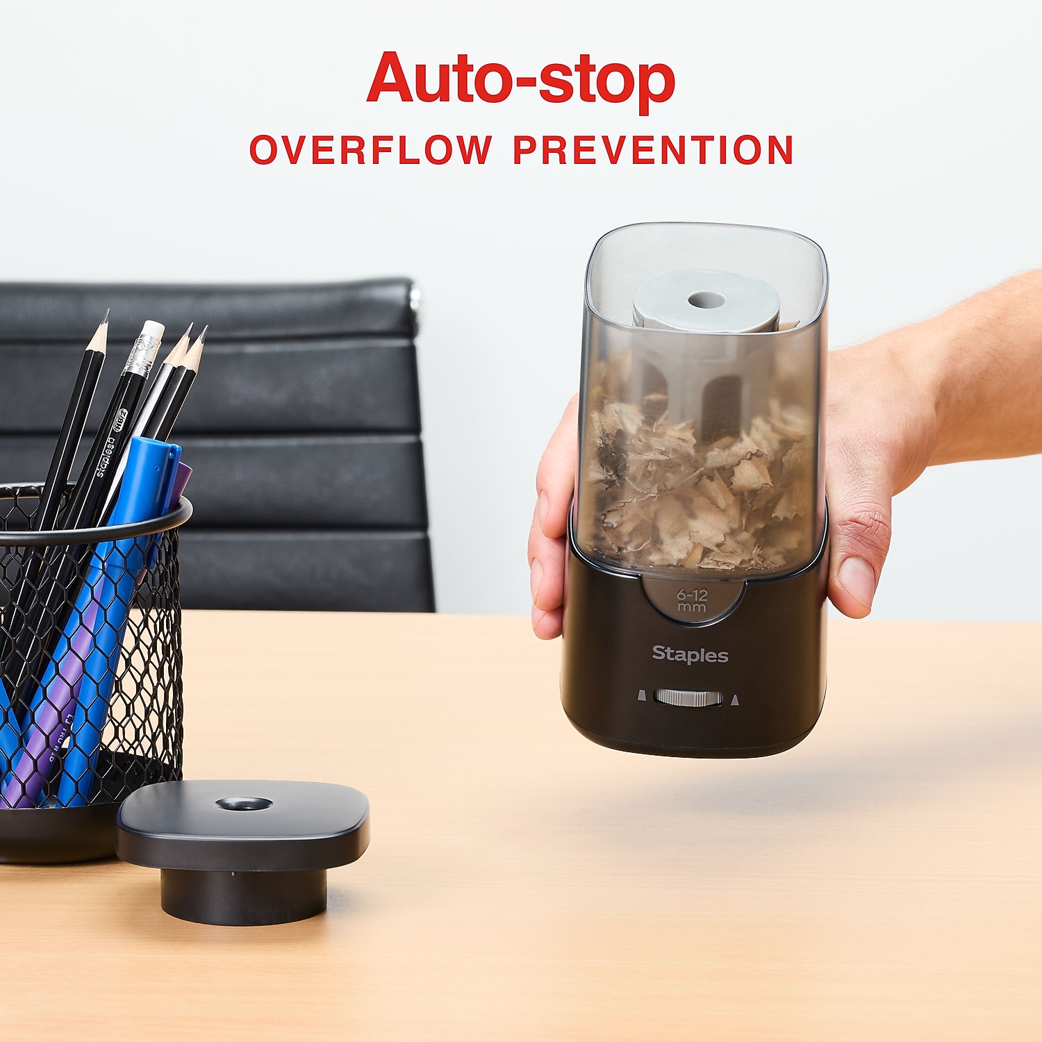 Staples Classroom Electric Pencil Sharpener Black (ST62629)