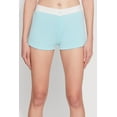 thumbnail image 3 of Womens Trendy Ribbed Knit Sleep Shorts, 3 of 4