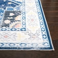 thumbnail image 3 of SAFAVIEH Arizona Roderick Oriental Machine Washable Area Rug, Navy/Ivory, 9' x 12', 3 of 7
