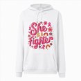 thumbnail image 4 of Godom Hoodies for Women Long Sleeves Casual Shirts Color Round Neck Sweatshirt Crewneck Pullover Tunic Tops Fall Winter Outfits Clothes Oversized Hoodie, 4 of 4