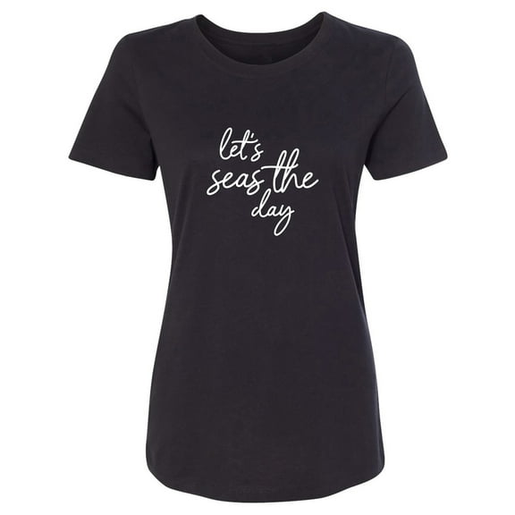 Let's Seas The Day Womens crewneck tee