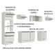 thumbnail image 4 of Cocina Integral 300cm Blanco Topazio Madesa 01, 4 of 8