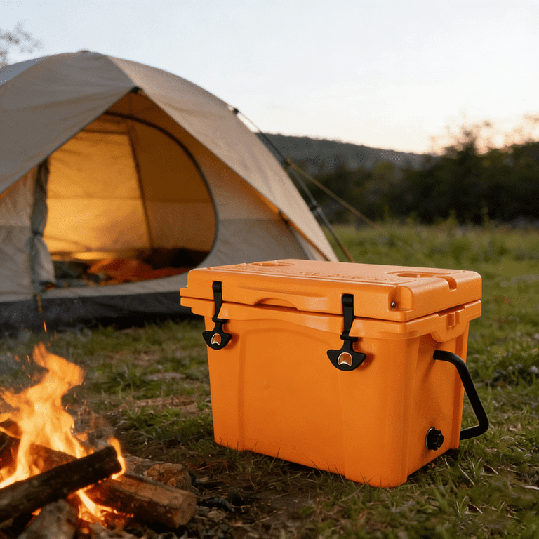 25QT Portable Cooler, Insulated Hard Cooler with Bottle Opener