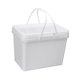 thumbnail image 2 of Cubo de pintura Cubo de pintura rectangular Práctico con tapa Blanco Mezcla de pintura conveniente 20 litros, 2 of 9
