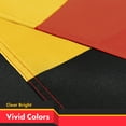 thumbnail image 4 of G128 - Belgium Belgian Flag 3x5 ft Printed Brass Grommets 150D Quality Polyester Flag Indoor/Outdoor - Much Thicker More Durable Than 100D 75D Polyester, 4 of 6