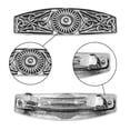 thumbnail image 3 of Pinza De Pelo Con Pasador Francés Grande Con Nudos Vikingos Antigua Para Mujer - PLATA 2 Sunnimix broches para el cabello retro para mujeres, 3 of 7