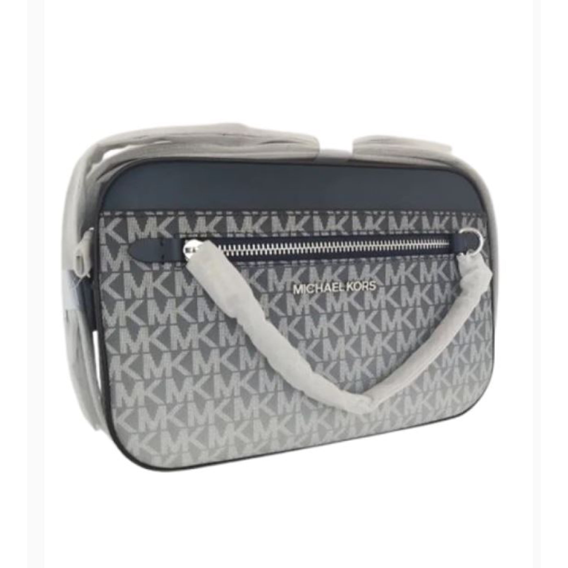 Michael Kors Womens Jet Set Large Ombré Signature Logo Crossbody Body 35R5STTC9V-Navy
