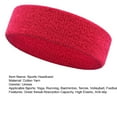 thumbnail image 6 of Toudaret Sports Headband Great Sweat Absorption Capacity Stretch Soft Non-slip Breathable Knitted Solid Color Reusable Yoga Jogging Pilates Workouts Headband, 6 of 6