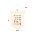 thumbnail image 4 of Koyal Wholesale Hanging Wall Canvas Banner, Colorful Alphabet Canvas, Nursery Wall Decoration Banner, 1-Pk, 4 of 5