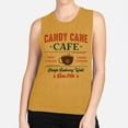 thumbnail image 2 of Candy Cane Cafe Women's Muscle Tank X-Small Antique Gold, 2 of 5