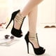 thumbnail image 2 of Tacones altos con tiras en T, sandalias de estilo europeo y americano, zapatos individuales con punta abierta y tacón de aguja, talla 34-43, 2 of 5