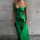 thumbnail image 2 of Vestido metálico con tirantes finos para mujer: vestido sexy ajustado con escote en V, vestido de fiesta para salir por la noche, 2 of 4