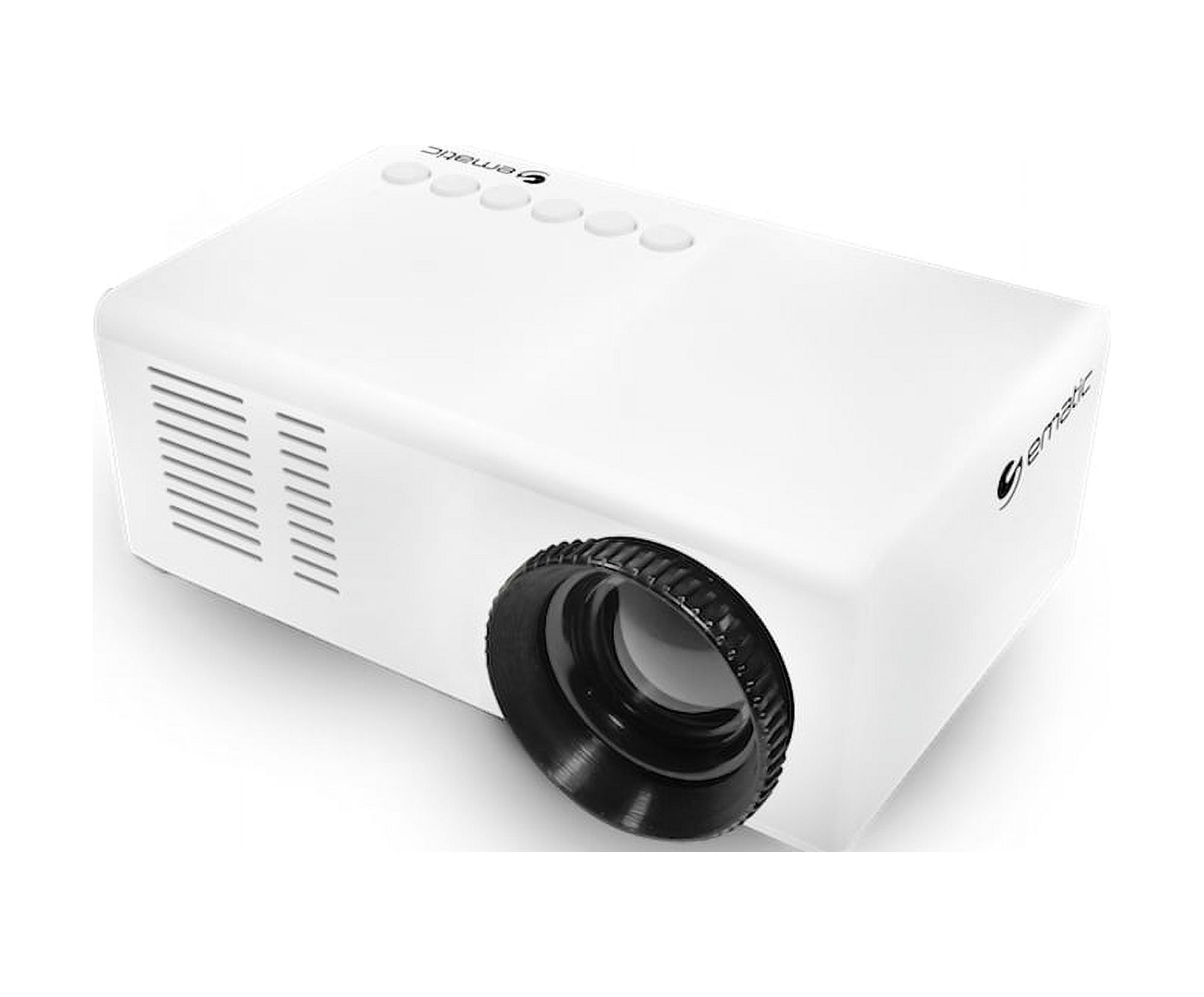 Portable Projector（ホワイト） Amazon.com: [Officially-Licensed App & Auto Focus]White Smart Mini