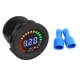 thumbnail image 1 of Accesorios para automóviles Voltímetro digital de 12 V con pantalla LED Voltímetro CC impermeable, 41 mm, 1 of 1