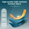 thumbnail image 5 of Alpha Joy 15ft Extra Large Outdoor Patio Double-Sided Umbrella with Solar Lights & Umbrella Base, Cerulean, 5 of 6