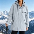 thumbnail image 6 of Womens Jackets and Outerwear Hooded Lightweight with Pockets for Travel Walking, 6 of 9