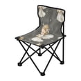 thumbnail image 2 of WOBOGO Little Angels with White Wings Pattern Camping Chair Convenient Four Corner Backrest Folding Stool Can Hold Up to 220lbs, 2 of 8
