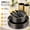 180pcs Black and Gold Dinnerware Set, variant on 350pcs Christmas Plastic Dinnerware Set for 50 Guests, Disposable Plates Cups Silverware with Christmas Tree Design, Gold & Silver Party Tableware