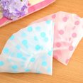 thumbnail image 3 of Fairnull Lovely Dots Thickened Waterproof Transparent Shower Cap Bathroom Bathing Hat, 3 of 9