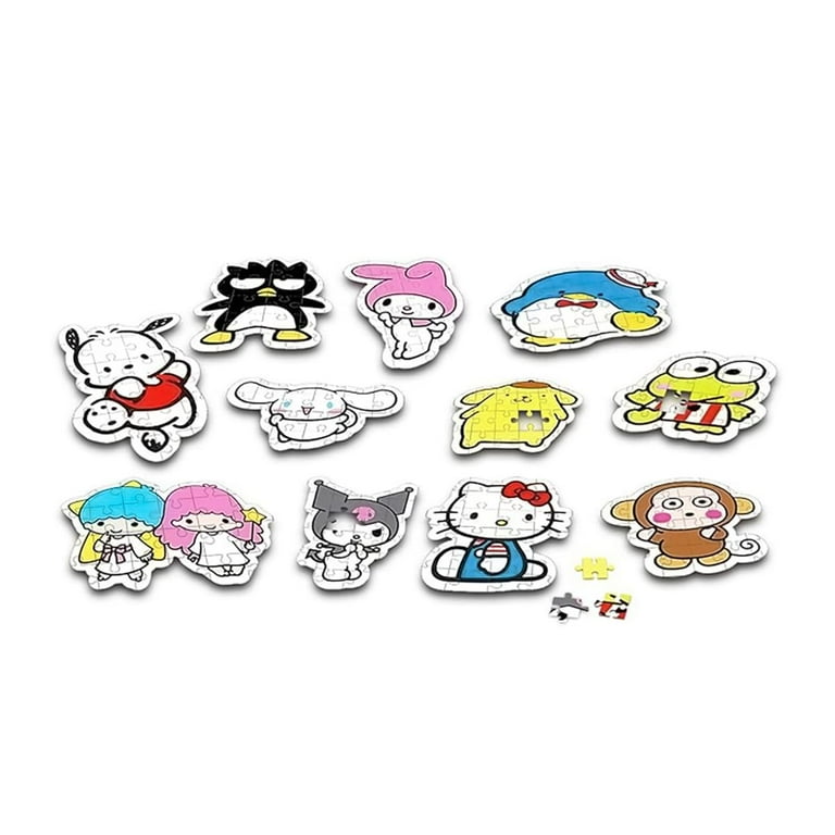 Hello Kitty 500 Piece Multi Shape Mini Jigsaw Puzzles | Set of 12