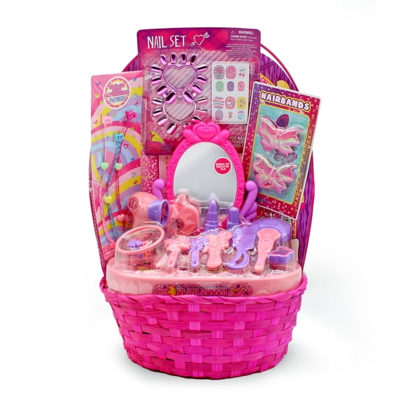 Girls Hair Salon Prefilled Easter Basket, by Megatoys