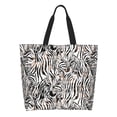 thumbnail image 1 of Easygdp Leopard And Zebra Bolsas Tote para Mujer, Bolsos de Hombro para Viaje, Bolsos de Mano de Gran Capacidad para Compras y Trabajo, 1 of 8