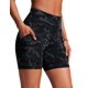 thumbnail image 1 of Pantalones cortos de natación CRZ YOGA para mujer, cintura alta, entrepierna de 6 pulgadas, 1 of 5