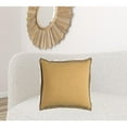 thumbnail image 2 of Yellow Beige and Natural Jute Throw Pillow, 2 of 5