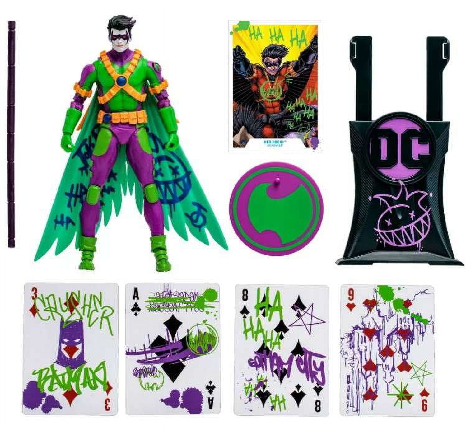 McFarlane Toys, Action Figures, RRK150, Jokerized Red Robin Gold