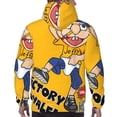 thumbnail image 6 of Lsque Sml Jeffy Pattern Casual Men's Hoodie,Hooded Sweatshirt with Kangaroo Pocket,Pullover Hoodie-X-Large, 6 of 8