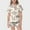 Beige, variant on Teen Silk Pajama Set for Girls Boys Dinosaur Pajamas Button Down Homewear Set Pjs Sleepwear Outfits Christmas Girls Pajamas 12-13 Years Kids Clothes