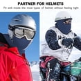 thumbnail image 5 of IC ICLOVER 2 Pack Full Face Ski Mask Balaclava Winter Thermal Fleece Hood Neck Warmer for Cycling Outdoors Sports - Blue+Blue, 5 of 7