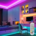thumbnail image 5 of 5M 10M 20M Tuya WiFi Smart LED Strip Light DC 12V 5050 Ribbon Work with Alexa Voice Control RGB Tape Color Change Bedroom Decor, 5 of 5