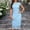 *Blue, variant on ClodeEU Women's Round Neck Lace Bodycon Midi Dress,Elegant Formal Party Cocktail Dress Blue,Women's Plus L