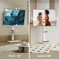 FITUEYES Universal Floor TV Stand, 3275 Inch, Iron Base, Adjustable