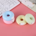 thumbnail image 4 of Dispensador de cinta en forma de donut azul, mini dispensador de cinta de 7,5*7,5*3 cm, 4 of 5