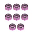 thumbnail image 4 of 16x Durable Wheel Axle Screw Nuts Universal for Skateboard Trucks Replacement Chocolate Violet, 4 of 10