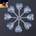 thumbnail image 3 of Clear Heart Pipettes,Heart Shape Liquid Dropper for Cupcakes and Chocolate,0.14 Oz Mini Pipettes for Birthday Party And Holiday Decoration,50 Pcs, 3 of 7