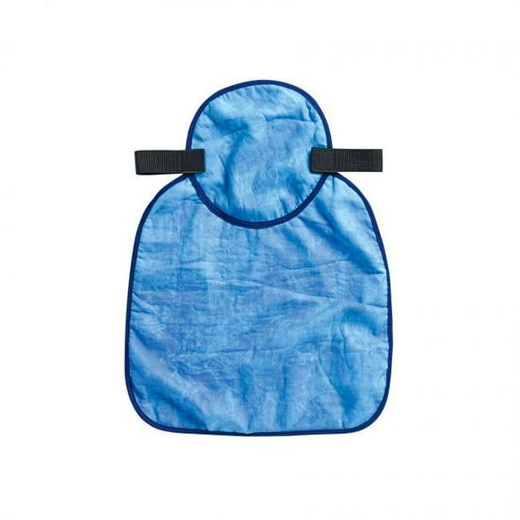 Evaporative Cooling Hard Hat Neck Shade with Cooling Towel, Blue