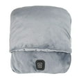 thumbnail image 1 of Heated Foot Warmer with Massage Vibration Quick Heating Pad Soft Strap Three Settings Non- Indoor Car Unisex, 1 of 5