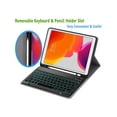 thumbnail image 4 of Keyboard Case for iPad Pro 12.9-inch 2017/2015 (Old Model, 2nd & 1st Generation), Soft TPU Protective Cover, [7 Color Backlit] Magnetically Detachable Wireless Bluetooth Keyboard, 4 of 7