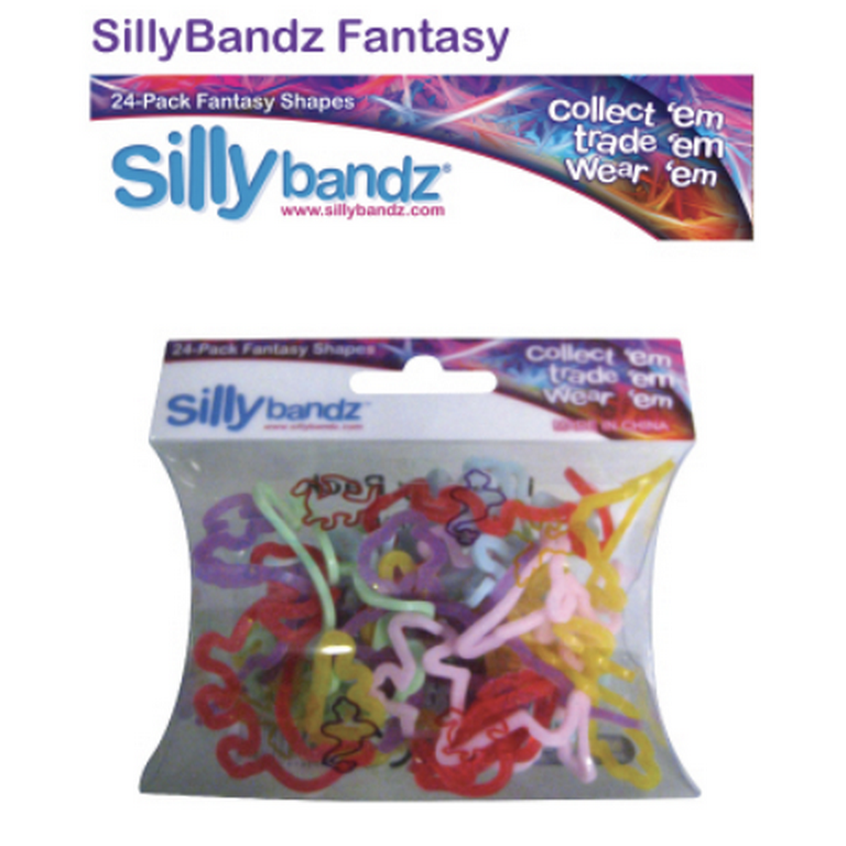 Sillybandz Bracelets Fantasy Shapes - 24 Pack 