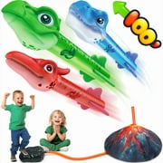 Hot Bee Dinosaur Rocket Launcher Dino Blaster For Kids Birthday Gifts Family Fun Outdoor Toys, For Boys & Girls Age 3 4 5 6 7 8 Years Old